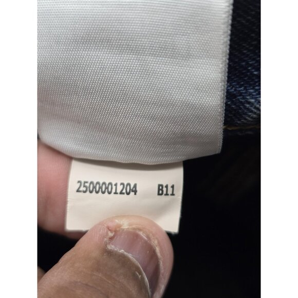 Carhartt B11 Jeans Mens 38x30 Blue Denim Flannel Lined Work Pants Relaxed Fit - Picture 4 of 8